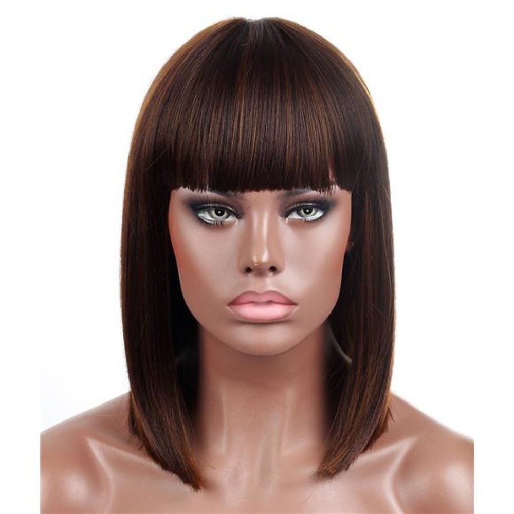 Cece Bob Short Mines Cece Hair With Hair Bangs for Women